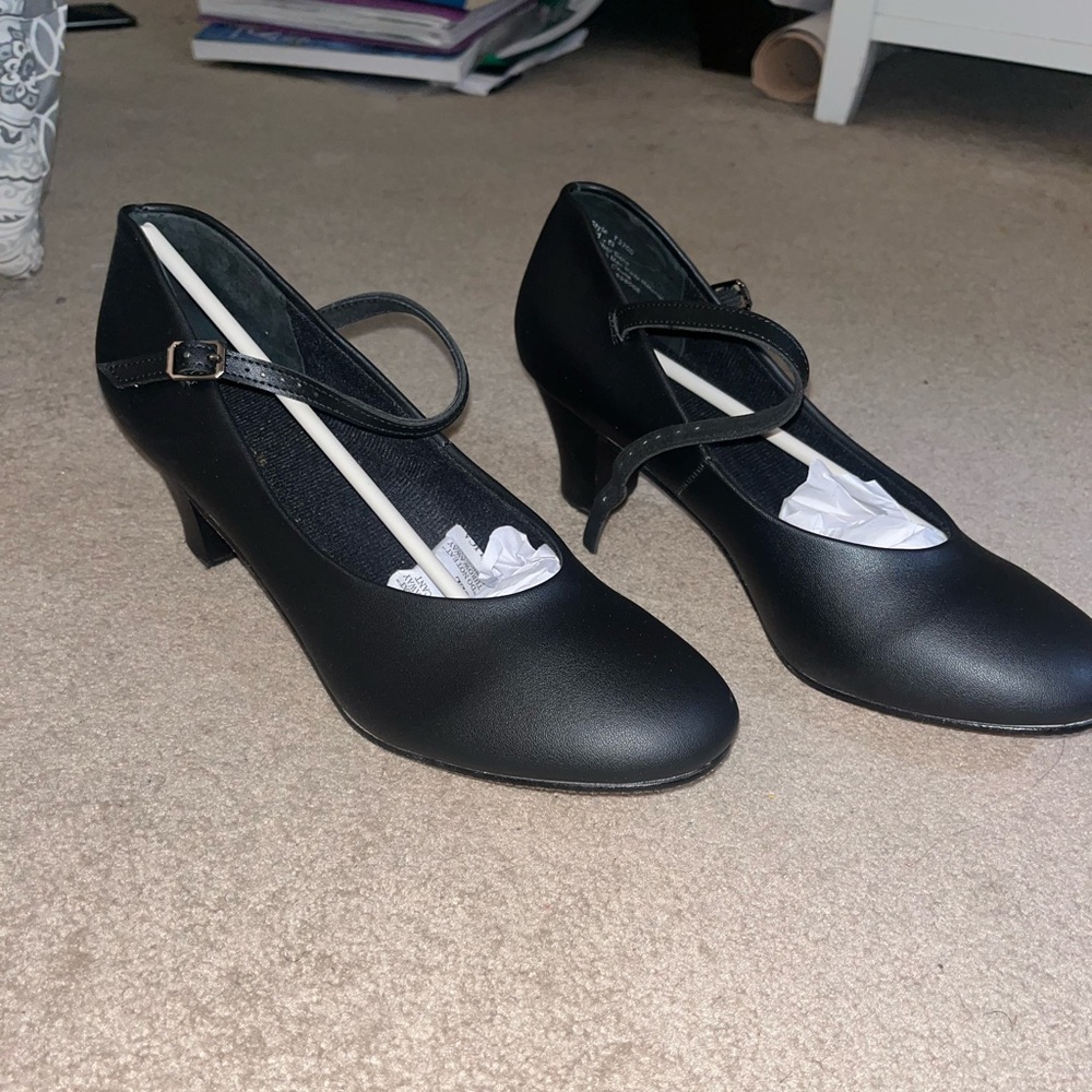 Theatrical Footwear Black Heels | Size 11.5
